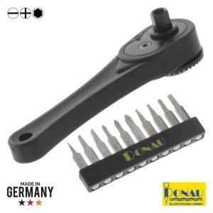 Conjunto De Chave Roquete C/ 10 Bits 4mm Donau - (DNMBS10)