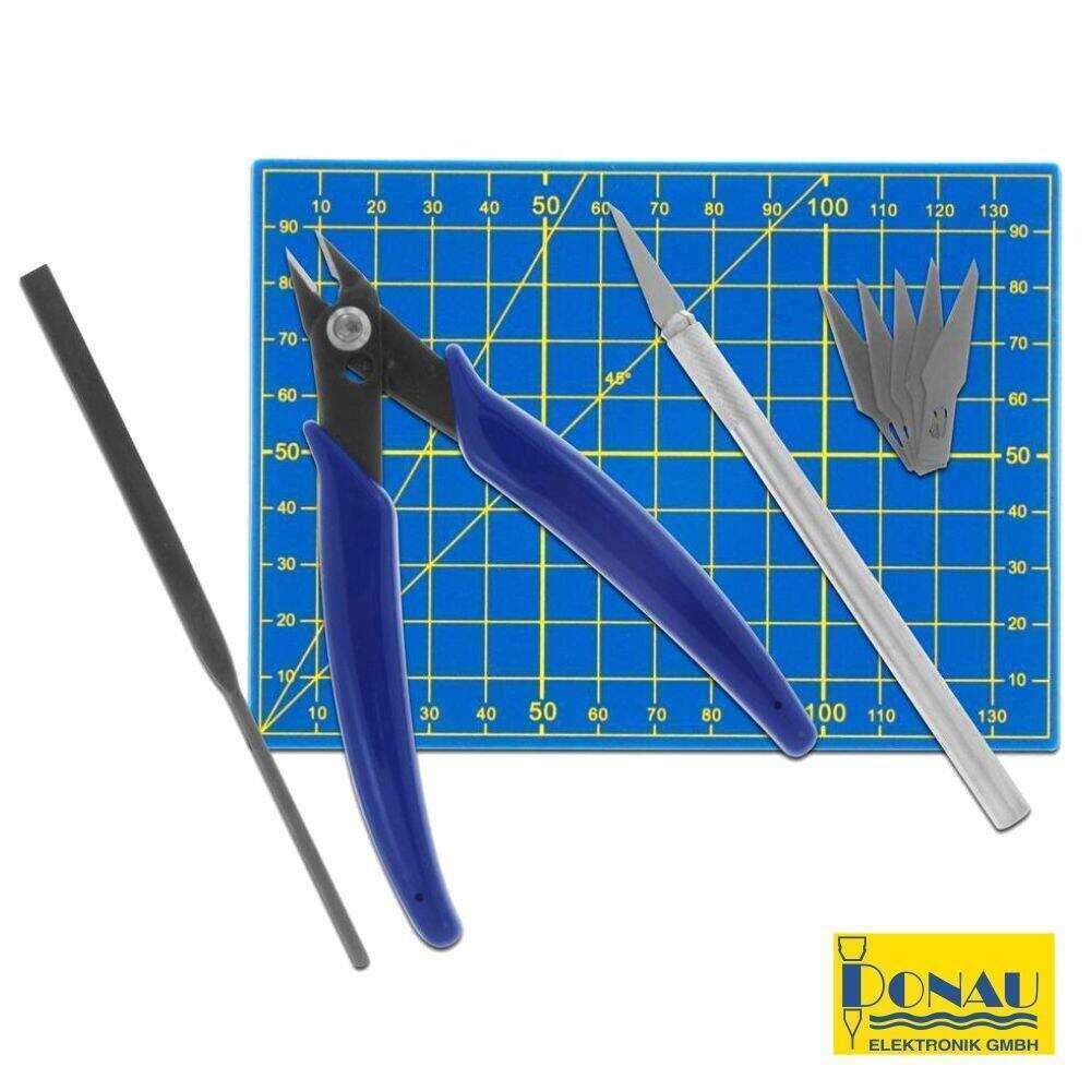 Conjunto X-Ato C/ Lâminas Lima Alicate Corte E Tapete Donau - (DNMS09)
