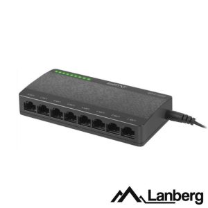 Switch de Rede Ethernet 8 Portas RJ45 LANBERG - (DSP1-0108)