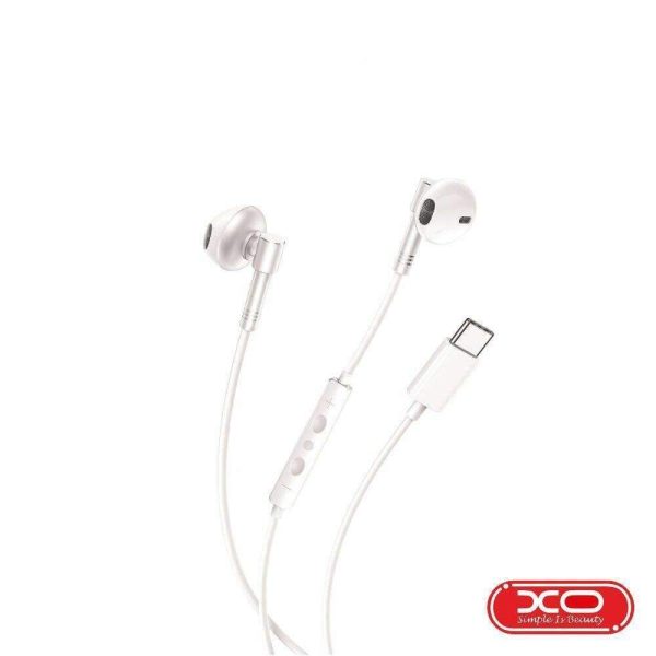 Auscultadores Stereo C/ Fios E Microfone USB-C IPX5 XO - (EP60-WH)