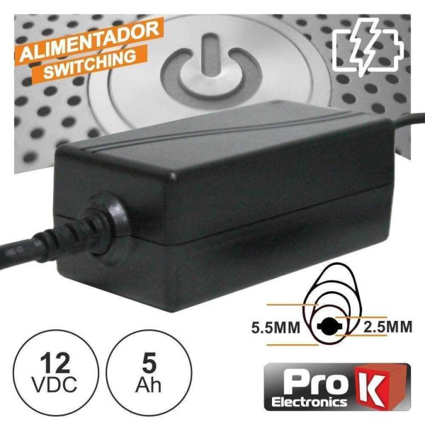 Alimentador Switching 12V 5a PROK - (FAS12V5A(H))
