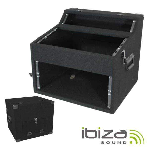 Mala Transporte DJ  2/5/4u Paineis 19mm Mdf Forrado IBIZA - (FC254)