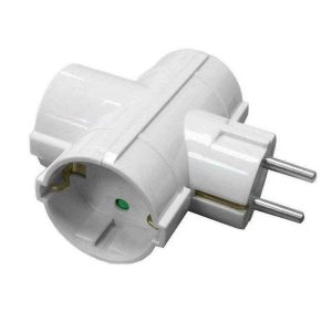 Ficha Elétrica Adaptadora 3x Schuko - (FE3SB/1(I))