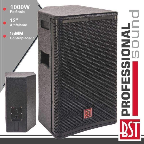 Coluna Passiva Pro 12" 1000W BST - (FIRST-SP12)