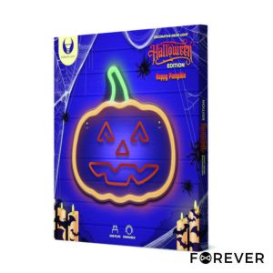 Luz LED Neon Em Forma de Abobora Sorridente HALLOWEEN - (FPNE10)
