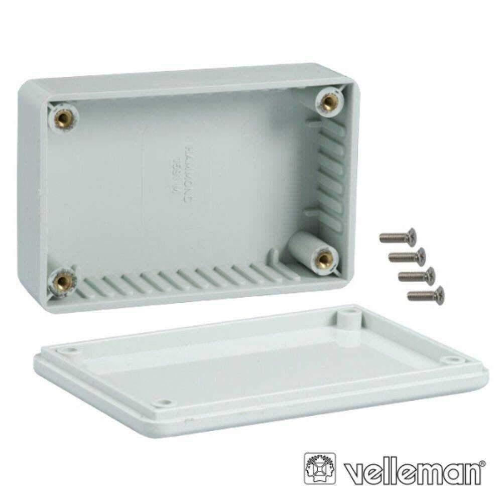 Caixa Estanque Abs Cinzento 200 X 120 X 75 mm - (G373)