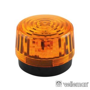 Sinalizador LED Intermitente 12Vdc Laranja VELLEMAN - (HAA100AN)