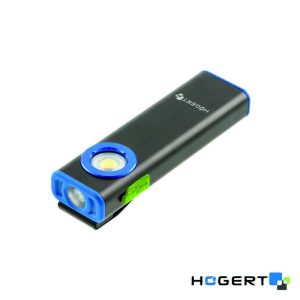 Lanterna 2 em 1 COB  800lm IP54 c/ Íman HOGERT - (HT1E417)