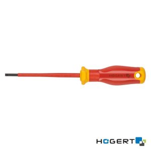 Chave de Fendas 4x100mm VDE 1000V HOGERT - (HT1S961-1)