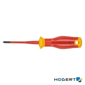 Chave Philips PH2 100mm VDE 1000V HOGERT - (HT1S966-1)