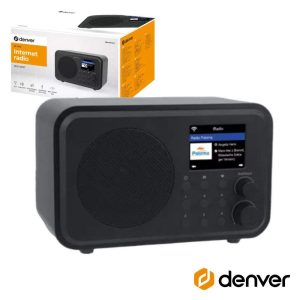 Rádio Portátil WiFi FM/AUX/BT 30W DENVER - (IR-140)