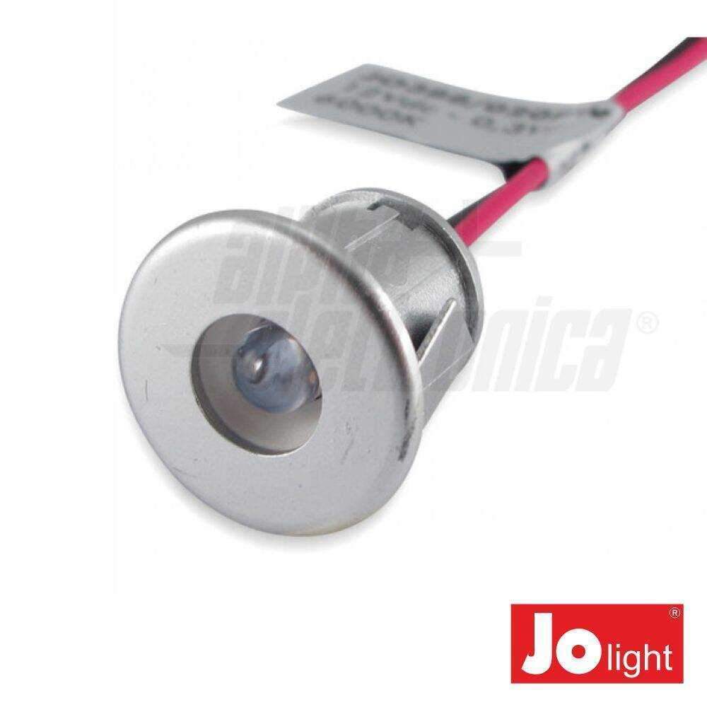 Foco LED 0.3W 12V 18mm 3000K P/ Encastrar IP20 Jolight - (JO388/020WW)