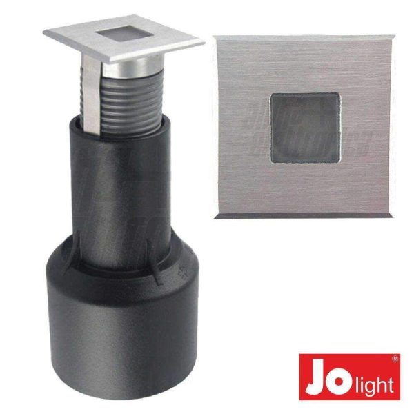 Foco LED 1W 24V Branco Frio P/ Pavimento IP67 Jolight - (JO401-04)