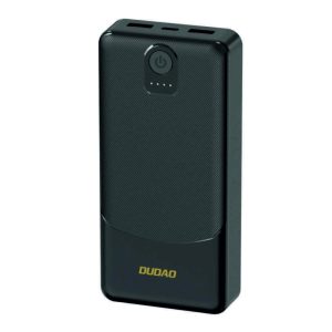 Powerbank 20000mAh C/ 2xUSB-A 1xUSB-C 2.4A Preto - (K10PRO)