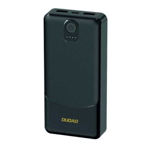 Powerbank 20000mAh C/ 2xUSB-A 1xUSB-C 2.4A Preto - (K10PRO)