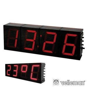 Relógio Digital 7 Segmentos 57mm VELLEMAN - (K8089)