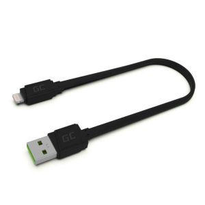 Cabo USB-A Macho / Lightning Macho QC 3.0 25cm GREEN CELL - (KABGC02)