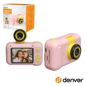 Câmara Digital Rosa P/ Crianças DENVER - (KCA-1351RO)