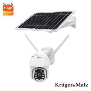 Câmara Vigilância IP FHD Wifi C/ Painel Solar Kruger Matz - (KM2213)