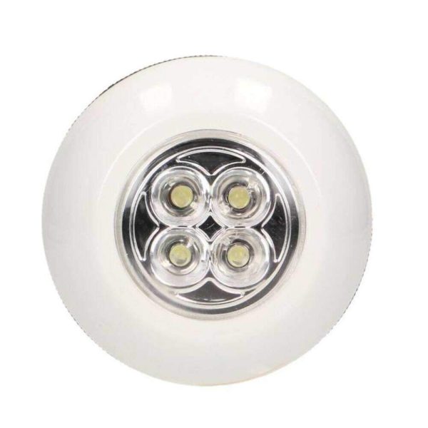 Luz de Presença Portátil 6000K C/ Interruptor Tátil VIRONE - (LA-3)