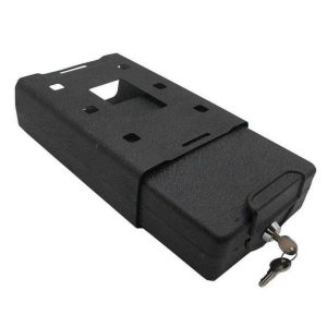 Cofre Portátil C/ Cabo Segurança Preto 10x16x22cm - (LAR225)