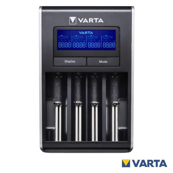 Carregador de Baterias C/ LCD Ni-MH/Li-Ion 57676 VARTA - (LCDDUALTECH)