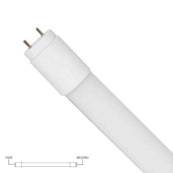 Lâmpada Tubular T8 18W 120cm LED 4000K Fase e Neutro Opostos - (LLTT812018NW(EU))
