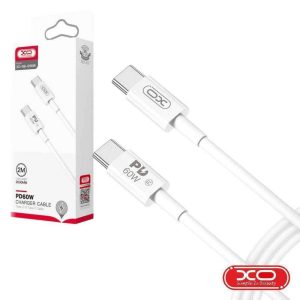 Cabo USB-C Macho / USB-C Macho 2m PD 60W XO - (NB-Q190B/USBC2)