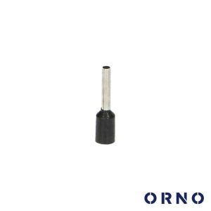 Terminal Ponteira Isolado 1.5mm 100x Preto ORNO - (OR-KK-8100/1.5/8)