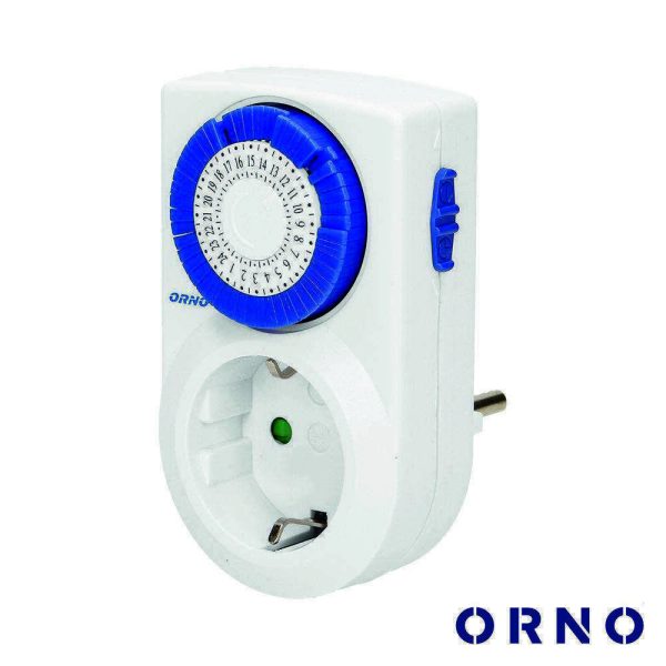 Temporizador Analógico Ajustável 24h ORNO - (OR-PRE-427(GS))