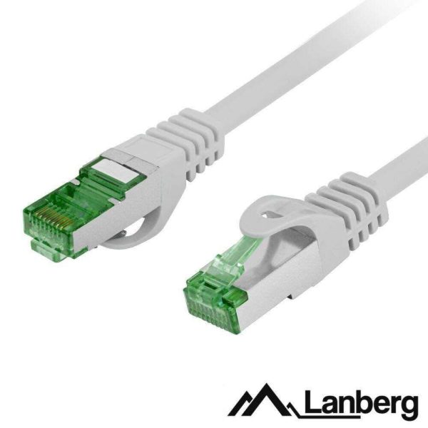 Cabo De Rede S/FTP CAT7 LSZH Cobre Puro 1m Cinzento LANBERG - (PCF7-10CU-0100-S)