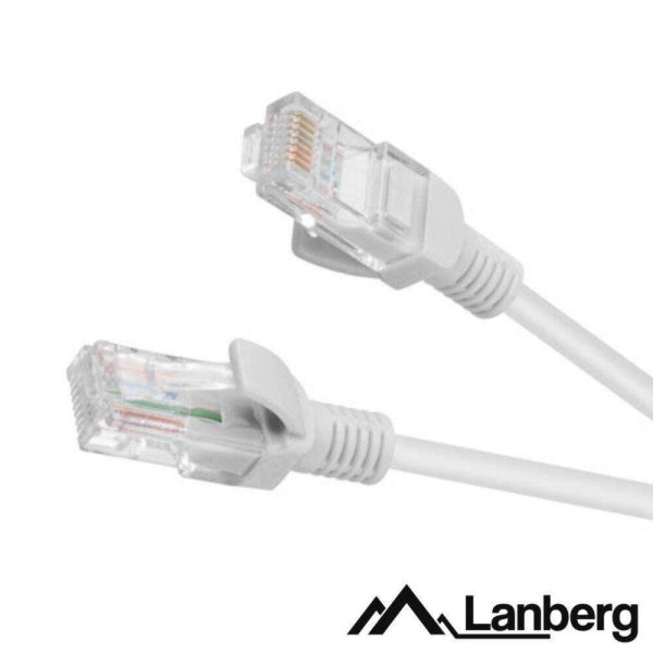 Cabo De Rede U/UTP CAT6 2m Cinzento LANBERG - (PCU6-10CC-0200-S)