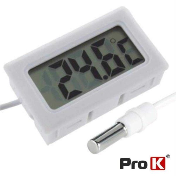Termómetro Digital Branco PROK - (PMTERM1W)