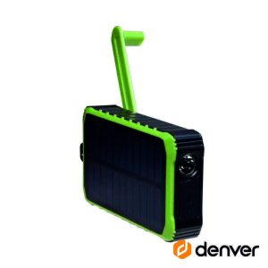 Powerbank 10000mAh c/ Dínamo/Painel Solar 2x USB-A 1x USB-C - (PSO-10012)