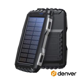 Powerbank 20000mAh C/ Painel Solar DENVER - (PSO-20010MK2)