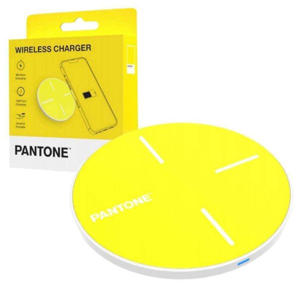 Carregador Por Indução Preto QI 15W PANTONE - (PT-WC009Y)