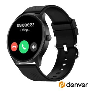 SmartWatch AMOLED P/ Android e iOS Preto IP67 DENVER - (SWC-387B)