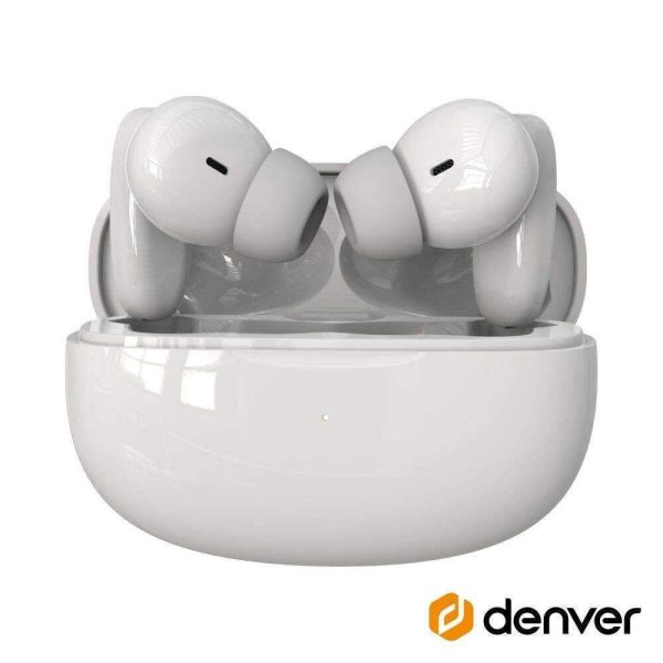 Auriculares Bluetooth 5.3 C/ Mic Dock ANC DENVER - (TWE-49ENC)