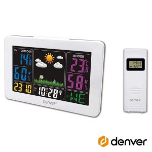 Estação Meteorológica S/ Fios C/ Visor Branco DENVER - (WS-540WHITE)
