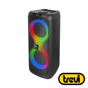 Coluna Amplificada 2x6.5" 35W USB/SD/AUX/BT LED TWS TREVI - (XF480KB)