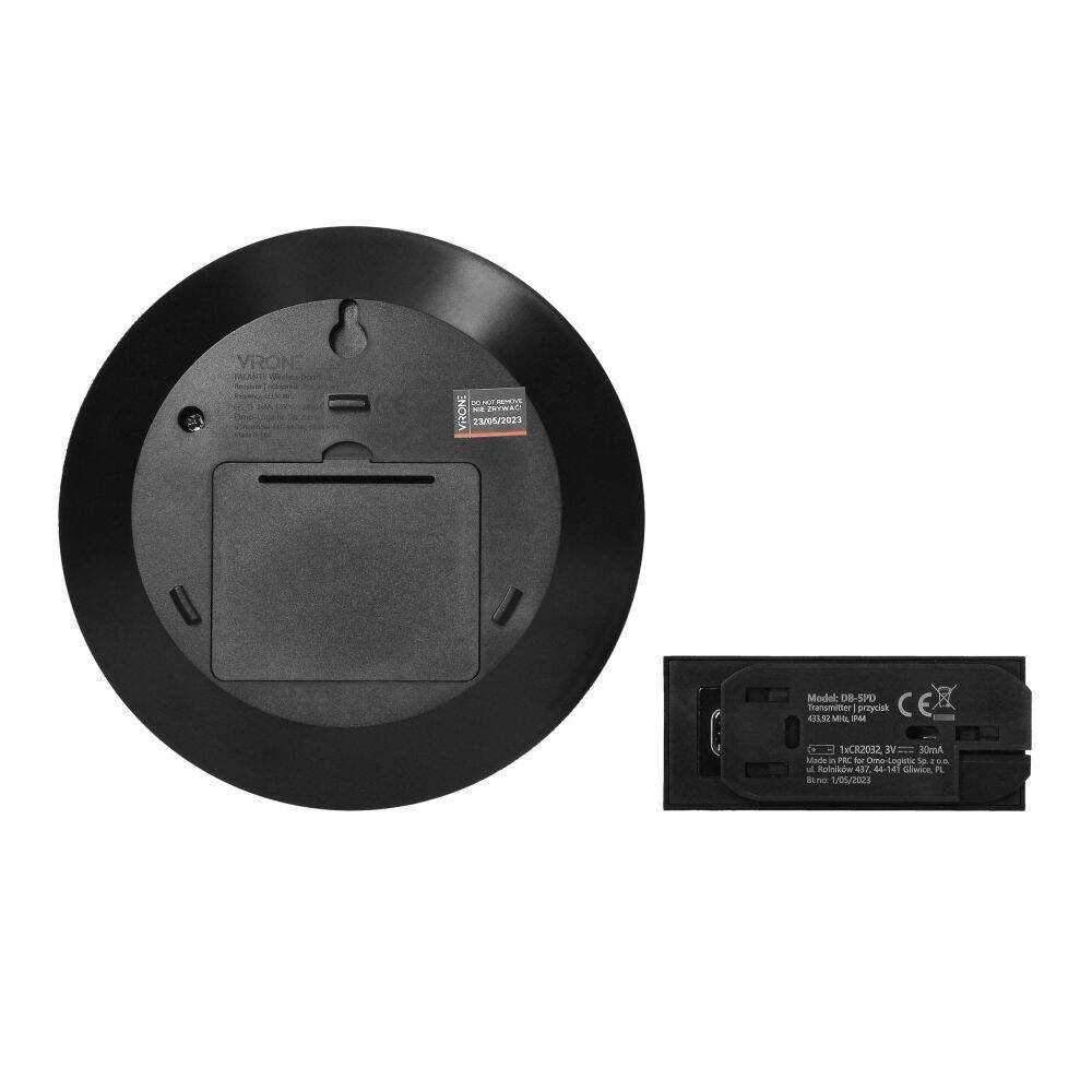 Campainha S/ Fios C/ 1 Receptor 3xAA 200m VIRONE - Image 2