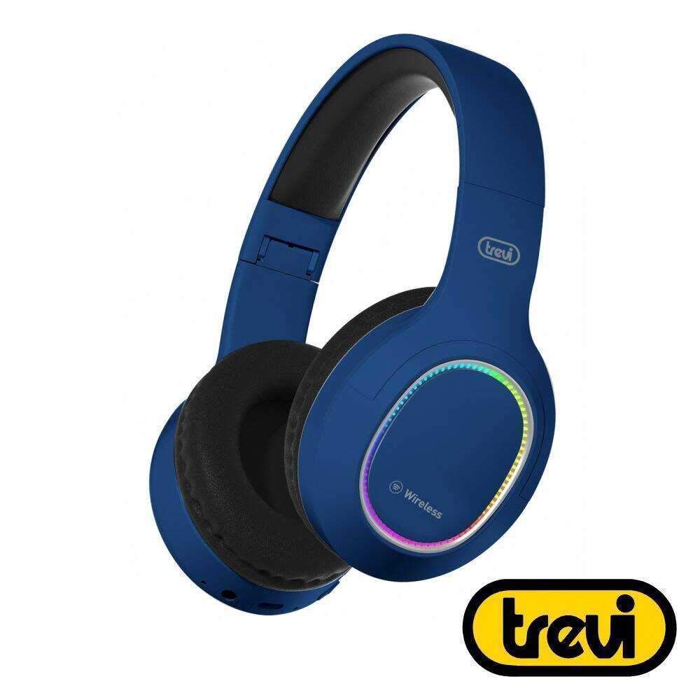 Auscultadores Bluetooth 5.3 S/ Fios Stereo RGB TREVI - (DJ12E60BT-BL)