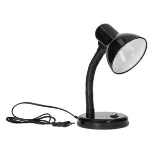 Candeeiro Secretária E27 10W IP20 Preto VIRONE - (DL-4/B)
