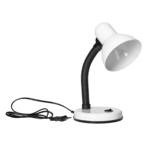 Candeeiro Secretária E27 10W IP20 Branco VIRONE - (DL-4/W)