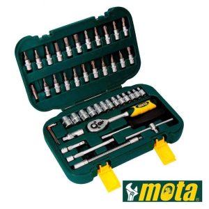 Conjunto de Ferramentas C/Roquete de 45pcs. MOTA - (EK402)