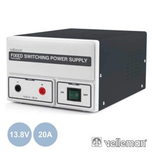 Fonte De Alimentação Fixa 20a 13.8vdc VELLEMAN - (FPS1320SM)