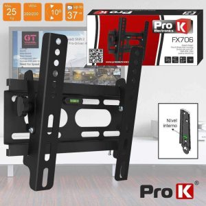 Suporte Lcd/LED Até 37" Vesa 200/200 25kg PROK - (FX706)