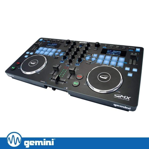 Controlador DJ 2 Canais C/ Leitor USB/MIDI GEMINI - (GMX)
