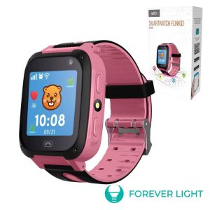 Smartwatch Infantil com Localização LBS FunKid Rosa - (SD-100RO)