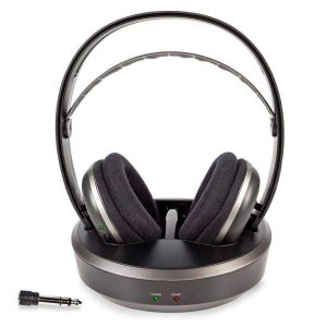 Auscultadores S/ Fios RF P/ TV - (HPRF210BK)